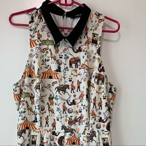 eShakti Circus Print Dress XL-16